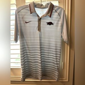 Arkansas Razorback Men’s S Nike Dri Fit Polo